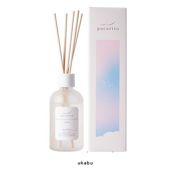 【7/13 0時～ポイント最大27倍】プカリト リードディフューザー 天然精油配合 寝室 玄関 シャボン玉 オレンジ イランイラン ジャスミン すずらん グレープフルーツ ムスク【正規品】【ギフト対応可】