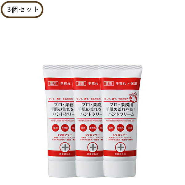 【ポイント最大27倍】プロ・業務用 手肌の荒れを防ぐハンドクリームN 3個セット 正規品 メール便1通1セット個まで可 ギフト対応可
