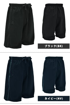 FILA(フィラ) メンズ 水着 サーフパンツ インナーパンツ付き ハイブリッドトランクス サーフトランクス 男性用 ハーフパンツ スイムボトム 紳士 スイミング スイムウェア 水着 サポーター一体型 パパ水着 ブラック/ネイビー M/L/LL 426200 ゆうパケット送料無料