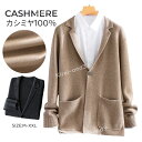 スーツ カシミヤ セーター カーディガン メンズ メンズセーター ニット トップス カシミヤ100% 男性 学生 紳士 ビジネス 選べる2色 無地 保温 冷房対...