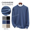 カシミヤ セーター メンズ カシミヤ100% ニット セーターメンズニット クルーネック 丸首 メンズセーター 厚手 暖かさ 保温 保湿性 無地 柔らかい 軽量...