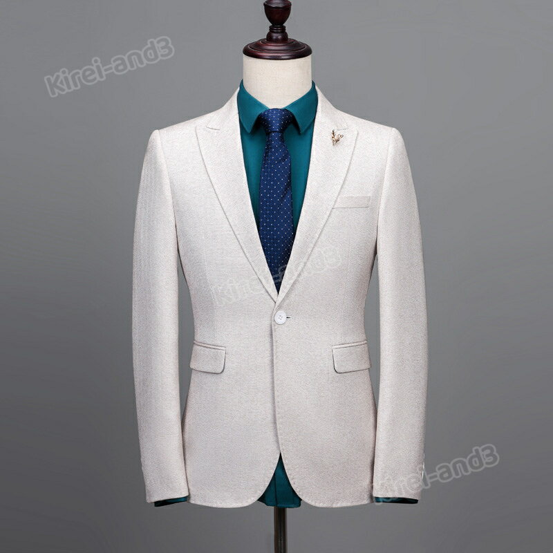 3点セット メンズスーツ 仕事スーツ ビジネススーツ ベスト付きスーツ 上下セット 普段用スーツ お洒落 パーティー セミフォーマル成人式 結婚式 二次会 入学式 卒業式 入園式 卒園式 お父さん 父親 スーツ ビジネス 3ピース シングル 高級感 ベージュ