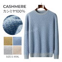 カシミヤ100% メンズ カシミヤセーター クルーネック プルオーバー 長袖 トップス メンズセーター ニット カシミヤ 紳士 男性 学生 ビジネス シンプル ...