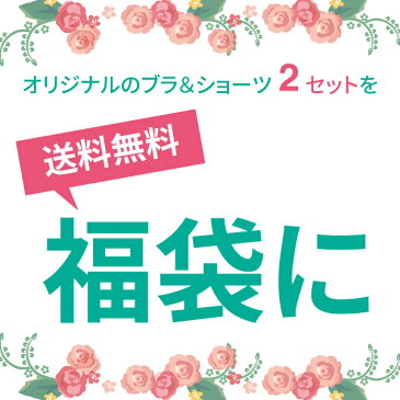 【ブラ ショーツ2セット入】 お買い得 セット ノンワイヤー ブラ 女性下着 かわいい 人気ブラ 上下セット 楽ブラ おやすみブラ ナイトブラ ギフト