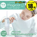 【6/4 20時~全品共通10%クーポンあり】マジカルトゥースウォッシャー 高圧水流 口腔洗浄器 パワフル 口腔ケア【正規品】【ギフト対応可】コフレ(4)