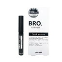 BRO. FOR MEN Quick Mascara ポスト投函で送料無料 白髪隠し マスカラ ヒゲ 眉毛 髪の毛 もみあげ白髪カバー ブラック 植物由来美容保湿成分