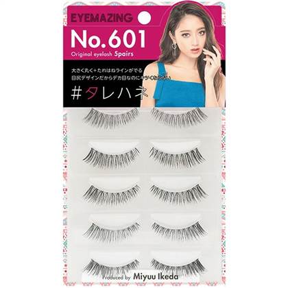 EYEMAZING つけまつげ No.601 タレハネ みちょぱプロデュース ポスト投函で送料無料　EYEMAZING No601 池田美優プロデュースデザイン