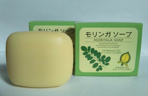 モリンガソープ　80g　 洗顔 無添加 モリンガオイルとホホバ配合