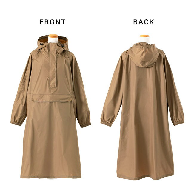 Anorak Long Parka アノラックロングパーカ[レインコート おしゃれ レディース レインパーカー レインポンチョ レインウェア 雨具 通勤 おでかけ 大人 女性 晴雨兼用 ファッション ロングパーカー]