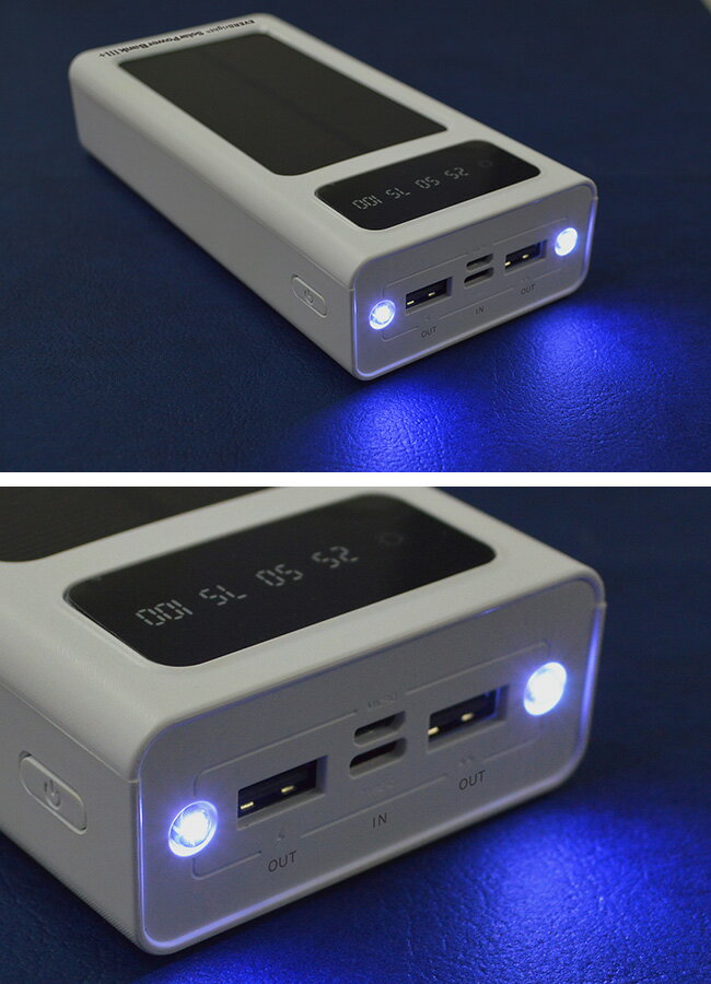 【特典あり】エバーブライト ソーラーパワーバンク III＋[20000mAh 2万mAh 充電器 モバイルバッテリー バッテリー 充電 機器 スマホ iPhone スマートフォン アイフォン アイフォーン タイプC キャンプ アウトドア 災害 停電 災害時 避難 避難所]