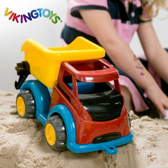 車のおもちゃ（1歳向き） 【レビュー特典あり】VIKINGTOYS バイキングトイズ マイティ ダンプ 156171[1歳 男の子 おもちゃ 車 はたらく車 働く車 乗り物 玩具 こども 子ども キッズ ベビー] 即納