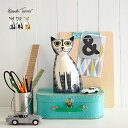【レビュー特典あり】HannahTurner 貯金箱 キャット[ハンナターナー 手作り 焼き物 陶器 かわいい おしゃれ コイン 小銭 貯金 500円貯金 15...