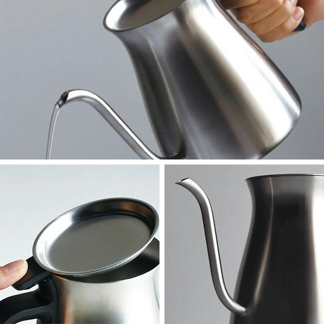 【特典あり】KINTO キントー プアオーバーケトル 900ml[ケトル おしゃれ やかん ステンレス コーヒーケトル 注ぎ やすい 細口 ドリップ コーヒー用 ポット 湯沸かし 細口ケトル コーヒーポット 直火 キャンプ アウトドア おすすめ 人気 ギフト 新築祝い] kireispot-10060594 キレイスポット サンプル画像3