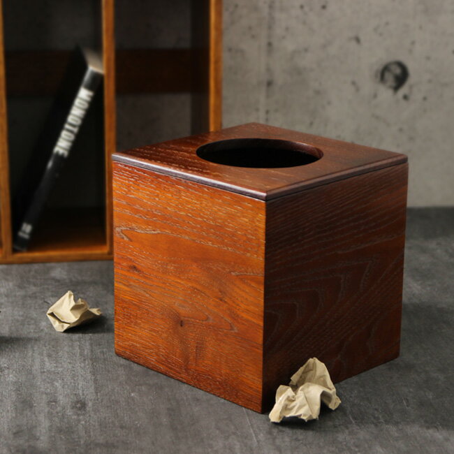 【レビュー特典あり】栗 屑入 AC005[くず入れ 屑入れ ダストボックス ゴミ箱 木製 ウッド 木目 ナチュラル おしゃれ シンプル コンパクト 小さめ 省ス...