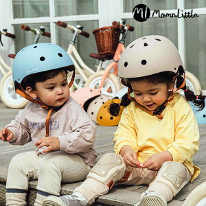 【レビュー特典あり】MomnLittle キッズヘルメット[ヘルメット 子供用 子供 子ども キッズ 女の子 幼児 おしゃれ かわいい 人気 自転車 キックボード 遊び おすすめ こども 3歳 4歳 5歳 6歳 3歳児 3才 4才 5才 6才] 1-2W
