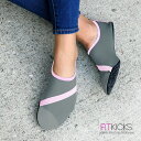 【特典あり】FITKICKS フィットキックス Classic Gray-pink[超軽量 コンパクトシューズ レディース 22cm 23cm 23.5cm 2...