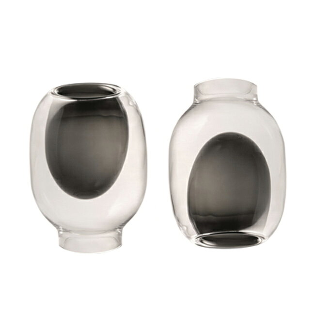 PHILIPPI フィリッピ LOUISAベース Sサイズ[花瓶 ガラス フラワーベース 花びん おしゃれ 透明 クリア 2WAY ガラスの花瓶 北欧 風 インテリア 部屋 リビング ダイニング オフィス カフェ]