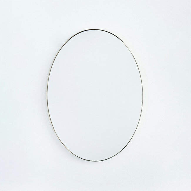 【特典あり】Brass oval mirror HS3684[壁掛けミラー 楕円 オーバル アンティーク 風 洗面鏡 洗面所 トイレ 真鍮 鏡 楕円形 壁掛け 壁面 壁掛け鏡 壁掛けミラー丸 おしゃれ]