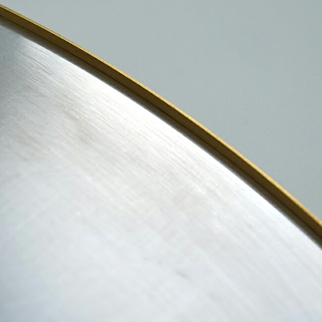 【特典あり】Brass oval mirror HS3684[壁掛けミラー 楕円 オーバル アンティーク 風 洗面鏡 洗面所 トイレ 真鍮 鏡 楕円形 壁掛け 壁面 壁掛け鏡 壁掛けミラー丸 おしゃれ] [2]