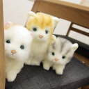 【レビュー特典あり】【ギフト対応無料】日本製 リアル 猫のぬいぐるみ 子猫 20cm リアル ぬいぐるみ ネコ 猫 ねこ 癒し かわいい いやし猫 即納