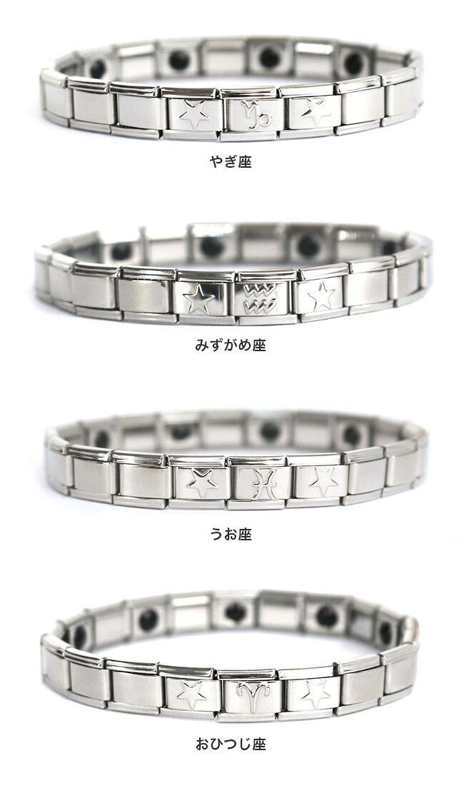【特典あり】純ゲルマニウム 12星座ブレス[健康アクセサリー ゲルマニウム ブレス...