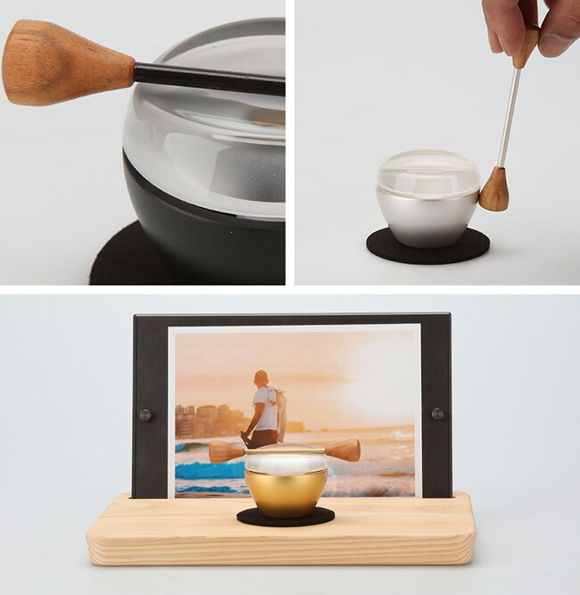 【特典あり】Sotto Potterin ソット Paddle パドル[おりん りん棒 コンパクト 仏具セット リビング 洋室 和室 おしゃれ 仏具のセット モダン 日本製 おりんセット] 1-2W