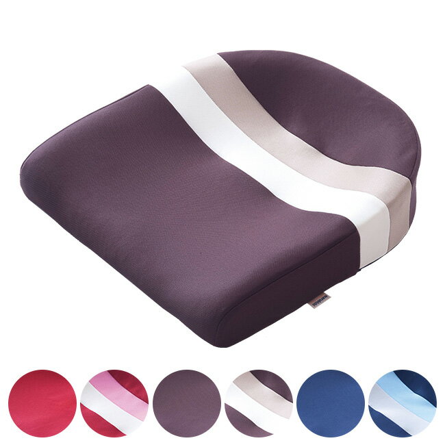 【特典あり】スポッとクッション[デスクワークにおすすめの日本製のクッション 洗濯可のイス用のシートクッション(座布団) 洗濯可能だからいつでも清潔！ブラウン・レッド・ネイビーから選べる]