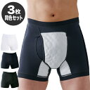 【特典あり】男性用失禁パンツ サイドシークレット 同色3枚[失禁パンツ 男性用 尿漏れパンツ 男性 メンズ 下着 インナー ボクサー パンツ ボクサーパンツ 5...