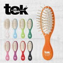 【レビュー特典あり】tek テックブラシ カラリオミニ[木製ピンの可愛いヘアーブラシ(木製のヘアブラシ) 髪の毛のブラッシングにおすすめなイタリア製のくし 頭皮や髪に優しいウッドで出来たかわいいブラシ]