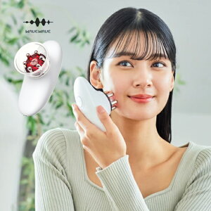 WAVEWAVE EMS SLim Esthe スリムエステ[吸引 低周波 引き締め LED スキンケア 美顔器 顔 フェイシャル フェイス お腹 二の腕 ウエスト 太もも お尻 ヒップ 家庭用 美容 吸引機 ダイエット エクササイズ]