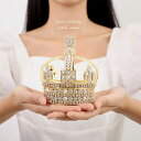 ヴィクトリア女王の小さな王冠[インテリア 置き物 オブジェ クラウン 王冠 豪華 部屋 飾る アフタヌーンティー カフェ 喫茶店 アクセサリートレー アクセサリ...