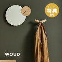 【特典あり】WOUD テイルウィングフック ミディアム ホワイト W150041[壁掛けフック 北欧 木製 おしゃれ かわいい 壁掛け ウォール フック コート...