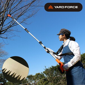 【レビュー特典あり】正規品 ヤードフォース 24V 3m コードレス 高枝電動のこぎり ライト YARD FORCE[電動ノコギリ 充電式 電動のこぎり 家庭用 コードレス 小型 剪定 高枝電動ノコギリ 庭木 高枝切りバサミ 高枝切り電動チェーンソー 高枝切りばさみ] 即納