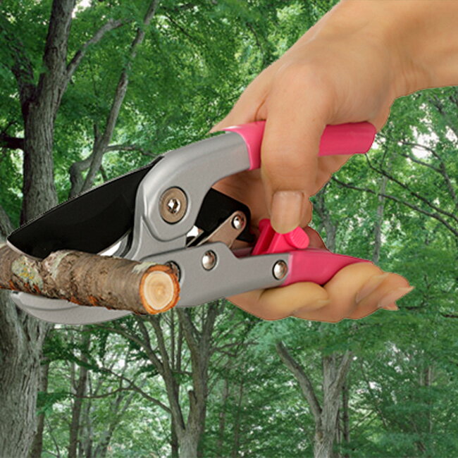 4段ラチェット式 スムーズ剪定ハサミ SV-6773 h1026[剪定 はさみ ハサミ 鋏 枝切り 枝 植木 道具 ガーデニング 農作業 アイテム グッズ シン...