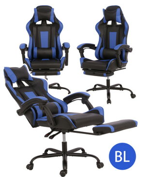 デスク パソコン チェア レーシングチェア ゆったり リクライニング 高機能 チェア 快適 椅子イスフルフラットバケット BL/GR/RD サカベ6147847