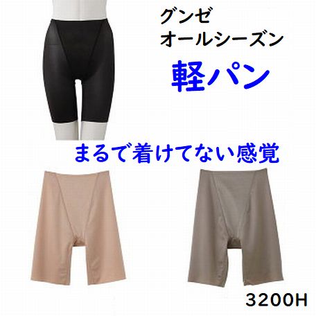 グンゼ 軽パン ロングパンツ ガードル EF3200N 薄い 軽い オールシーズン 年間 下着 肌着 レディース 快適 GUNZE