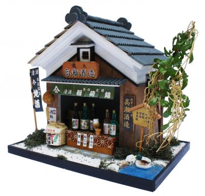 ビリーの手作りドールハウスキット 街道シリーズ / 伏見の酒蔵 ミニチュア ハウス ...