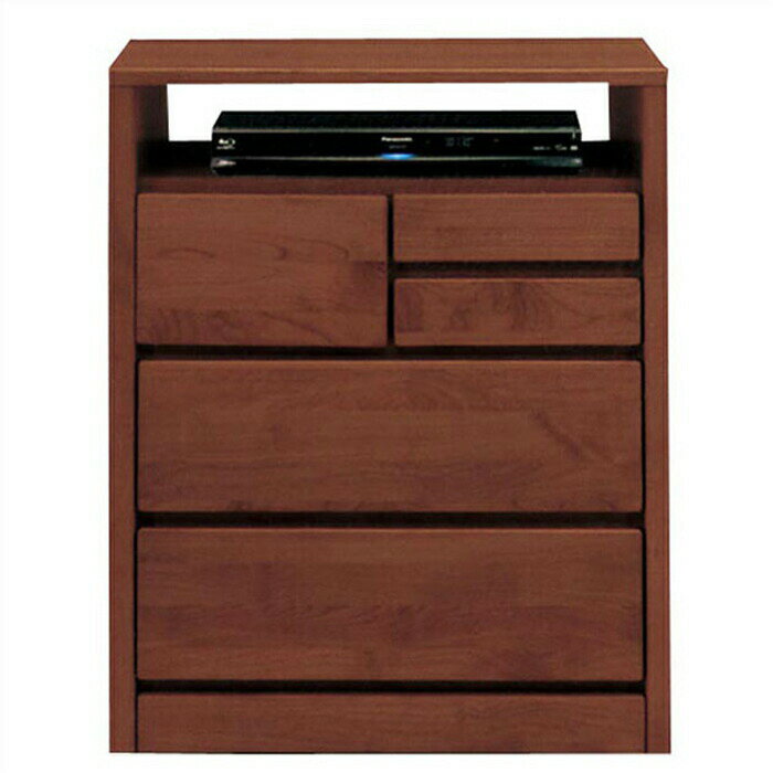 テレビ台 テレビチェスト 幅60cm 3段 高さ80cm 完成品 アルダー無垢 テレビボード 木製 TVチェスト AV収納 リビングボード リビングチェスト おしゃれ スリム 北欧