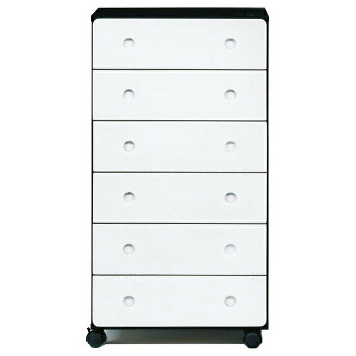 ハイチェスト 完成品 幅60cm 6段 洋服タンス チェスト 木製 鏡面 リビングチェスト 収納家具 国産 キャ..