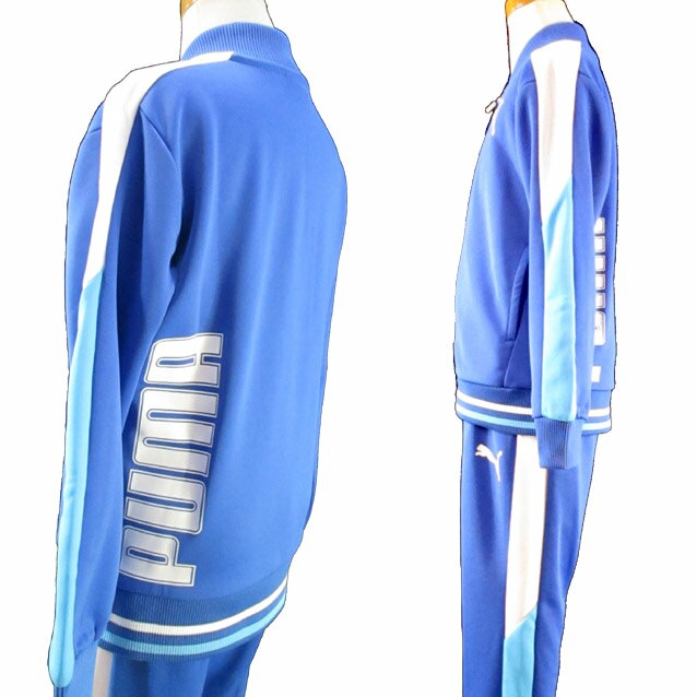 プーマ PUMA ☆子供用ジャージ上下セット(2点セット/トレーニングスーツ/ジャケット/パンツ/ロゴ/セットアップ/トレーニングウェア/スポーツ/部活動/運動会◇120cm/130cm/140cm/150cm◇