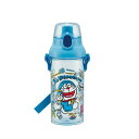 ドラえもん/I'm Doraemon★ダイレクトボトル/直のみスポーツボトル/プラボトル/開閉プッシュ式/ショルダーベルト付/ランチグッズ◇日本製◇