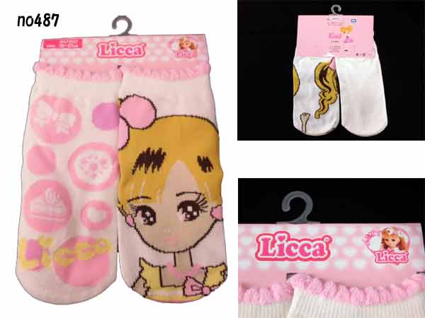 楽天市場 リカちゃん キッズ ジュニア 女の子 りかちゃんスニーカーソックス キャラクターソックス Licca 靴下 タカラトミー キリンヤウェブショップ