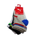 ベビー/男の子★プーマ靴下/PUMA/3足組ソックス/アンクレット丈/9~14cm/すべり止め付き♪