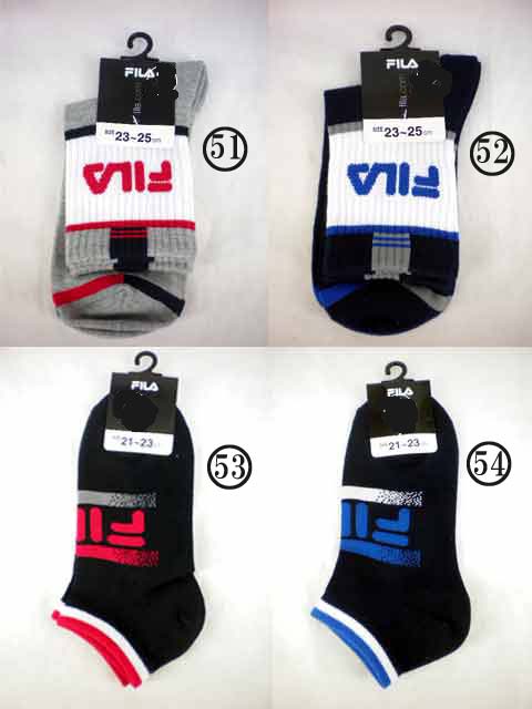【FILA】フィラ★キッズ/ジュニア/男の子/デザイン靴下/ソックス（クルー丈/スニーカー丈）【訳あり商品】