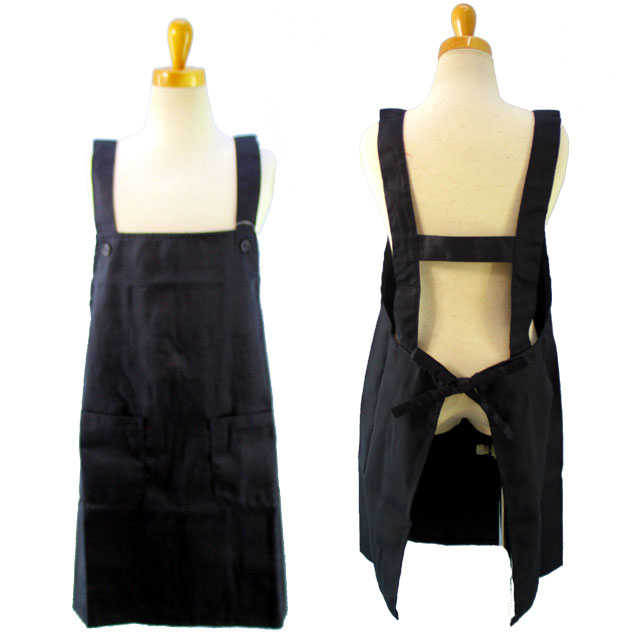 子供用 キッズ★エプロン 無地 H型 学校 給食 エプロン 男の子 女の子 学校給食 エプロン◇全5色◇