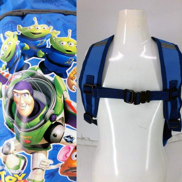 トイストーリー/バズ アンディ エイリアン★プリントDバック/ナップサック/リュックサック/デイパック/バッグ /キッズ 子供用◇ディズニー◇