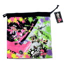 スプラトゥーン2☆巾着袋spt758/道具袋/お弁当/きんちゃく/巾着/給食袋/小物入れ◇日本製◇