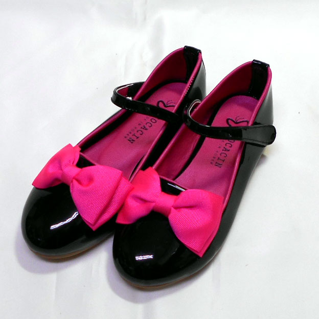 【訳あり商品】【いちごガール】☆キッズ ジュニア 女の子 リボンモチーフパンプス リボンモチーフ付 フォーマル