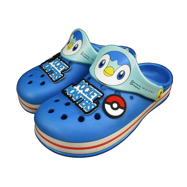 【訳あり商品】ジュニア・レディース☆ポケモンサンダル/キャラクターサンダル/バッチ付きサンダル/EVAサンダル/穴あきサンダル/ビーチサンダル/キャラクターサンダルのサムネイル