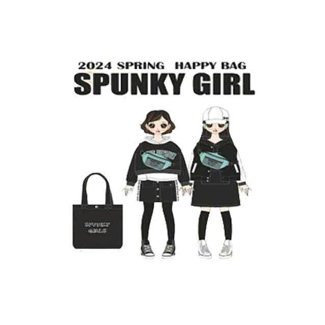 SPUNKY GIRL☆アパレルセット /キッズ・ジュニア/女の子/子供 スプリングハッピーバッグ 110〜160cm 7点..